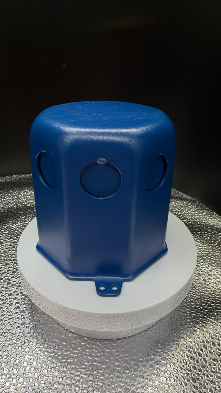 藍色烤漆八角 BOX 接線盒(適用空調 / 弱電系統分色) — 天擎鑫有限公司